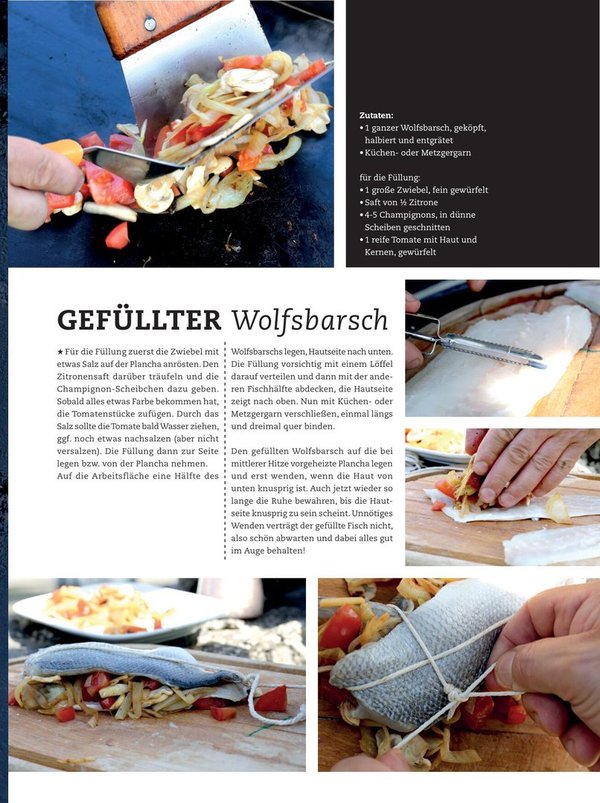 Plancha-Rezeptbuch von Mona Leone, Fire&Food-Verlag
